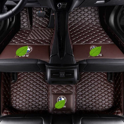 into a right-hand drive full-cover car: Modelə uyğun ayaqaltı - bmw-1-series-single-layer-coffee-color