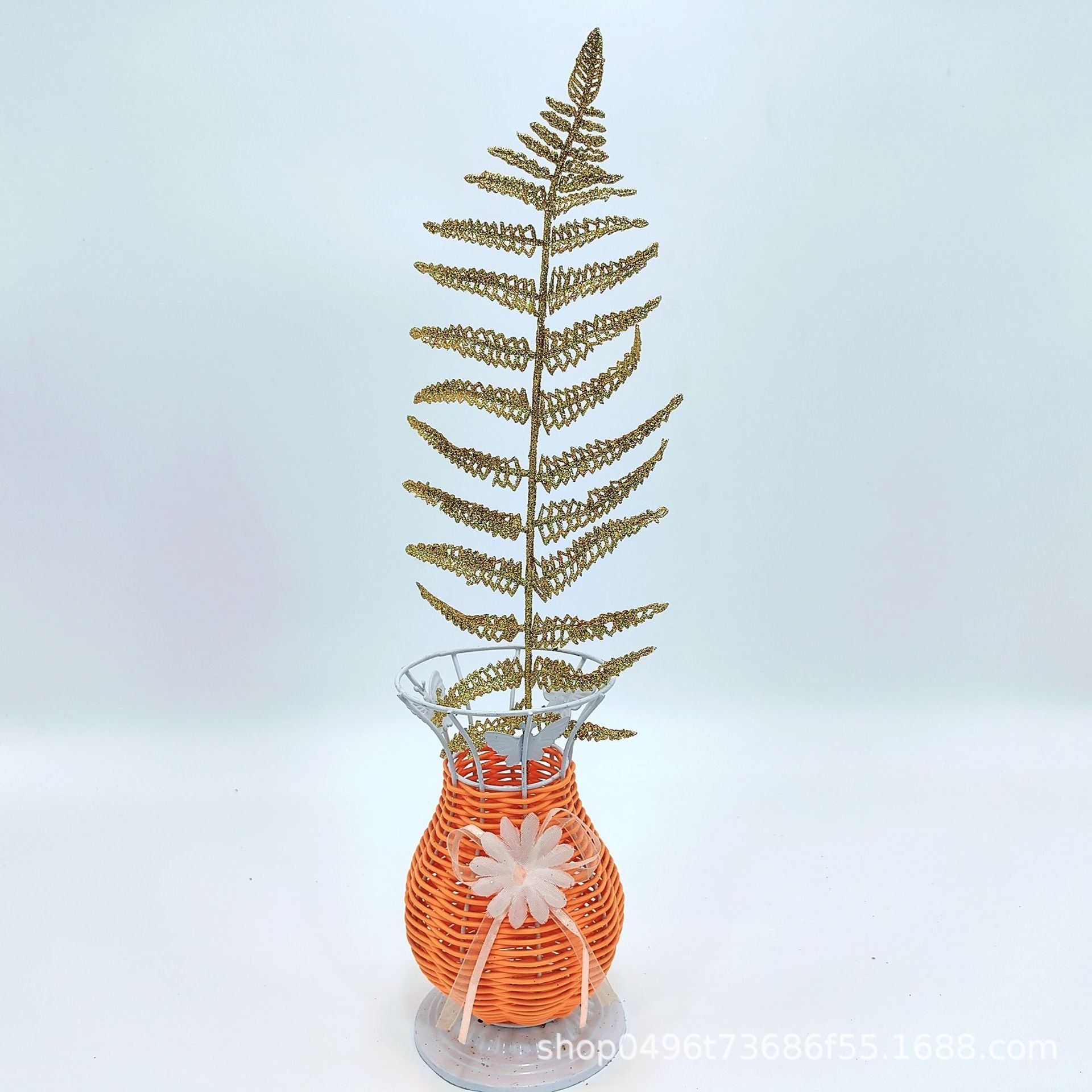 Fábrica directa de decoraciones de Navidad polvo de oro persiano hoja fuente de decoración de Navidad hoja de simulación muñeco de nieve