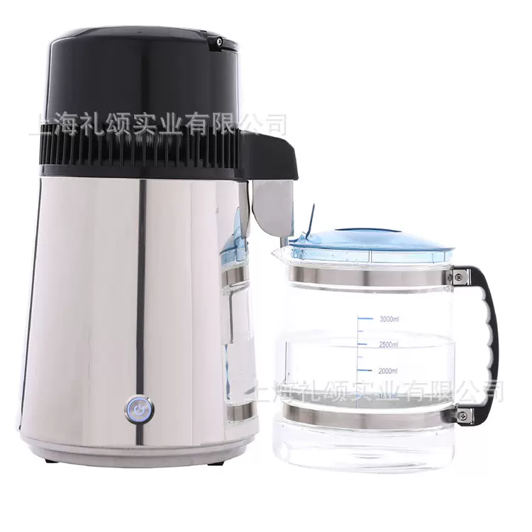批发定制 升级款电子按钮 不锈钢 蒸馏水机 家用型 4升