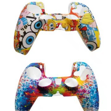 Estancia de stock PS5 mango PS5 mango de juego cubierta de silicona a prueba de polvo a prueba de caídas mano mano cubierta antideslizante consola de juegos