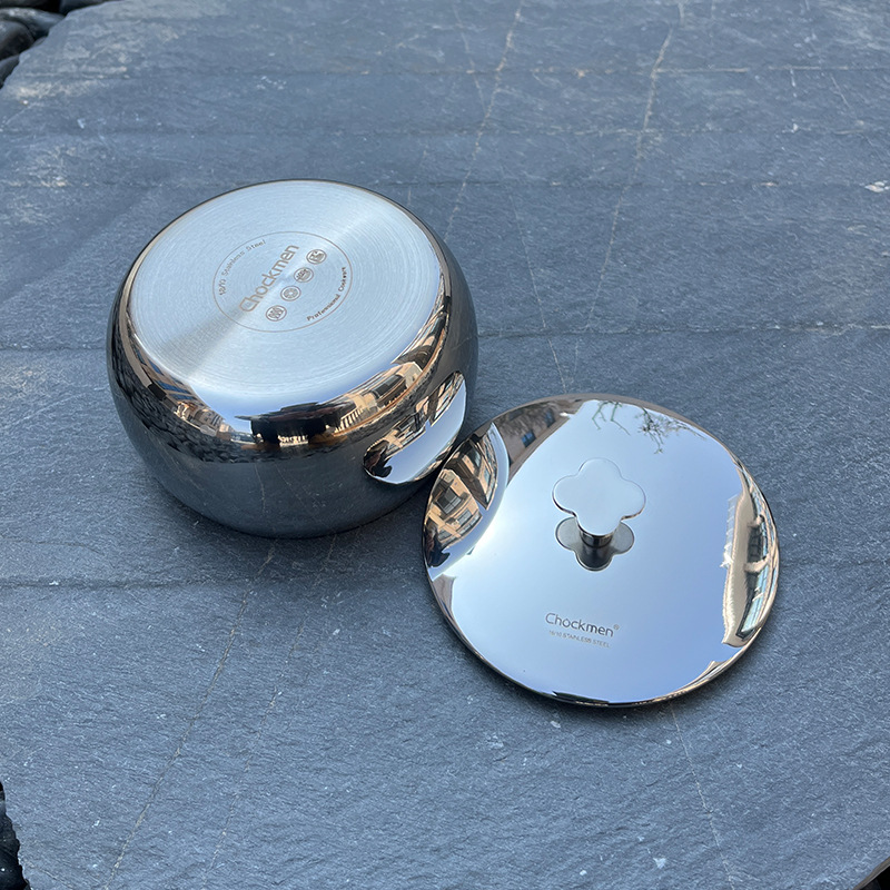 Chockmen Zhuo Deming 18 / 10 Taza de acero inoxidable Taza de frutas Taza de azúcar Taza de sal Taza de condimento Taza de dulces