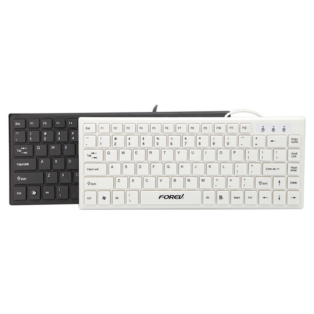 FV65S cableado mini chocolate teclado de oficina tapa de teclado de moda ligera máquina de escribir teclado al por mayor