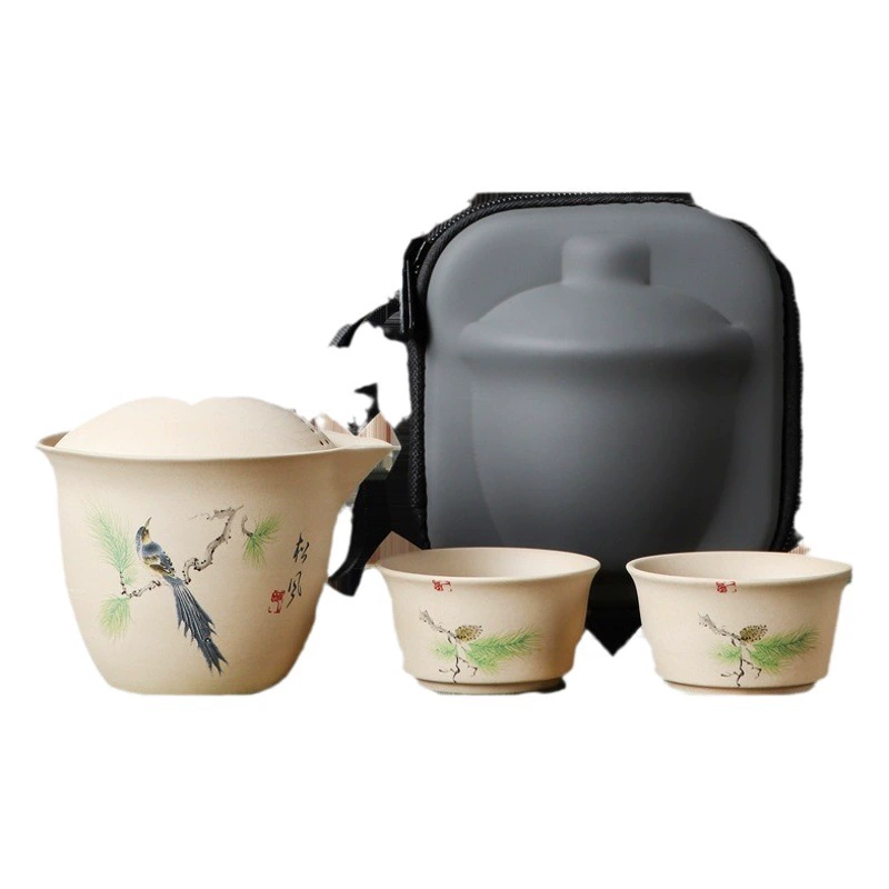 Дорожный чайный набор, портативный чайник для кемпинга, автомобильная чайная кружка для быстрого заваривания, сувенирный подарок с логотипом компании для корпоративных мероприятий