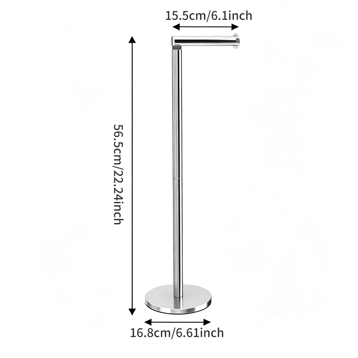 De acero inoxidable de tejido vertical titular de la cocina ponche-libre tejido rack de almacenamiento caja de pañuelos sala de estar rollo de tejido titular image 13