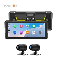 Индивидуальный 8.1inch мотоциклетный беспроводной экран Carplay, проекционная навигация, водонепроницаемый и антивибрационный WIFI-регистратор для вождения