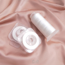 耐磨手工穿珍珠项链专用线饰品配件白色股线串珠手链绳盒装线绳