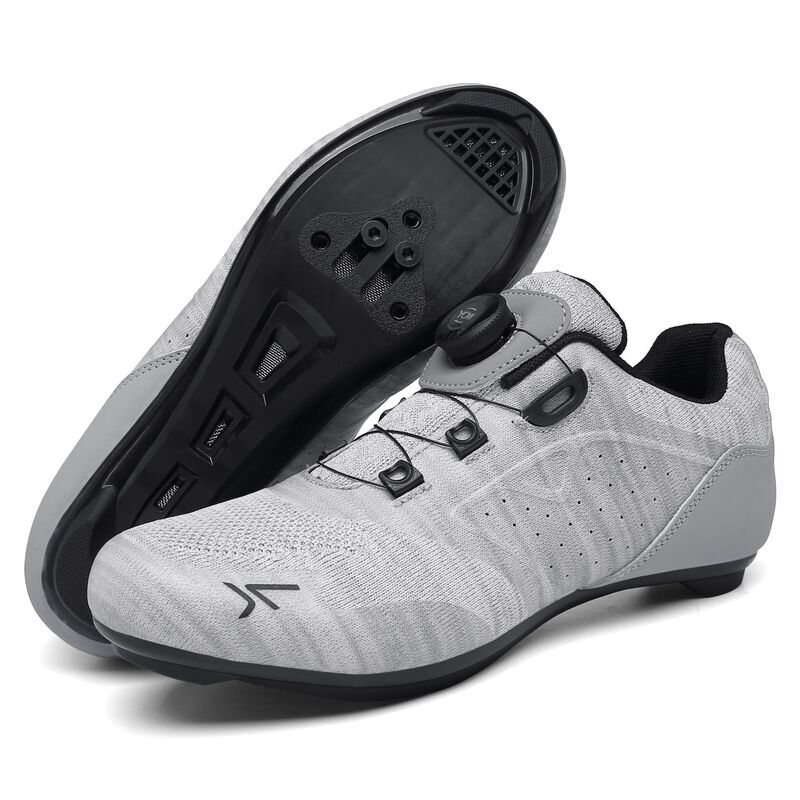 Cross-border 2022 new road mountain riding shoes breathable bicycle self-locking shoes flying woven seamless craft bicycle