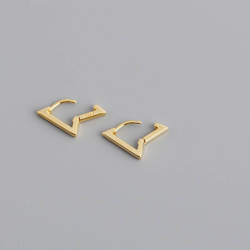 simple triangle copper ear clip wholesale Nihaojewelrypicture4