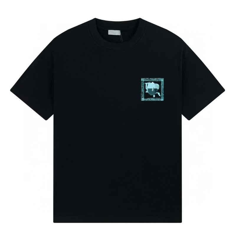 D's 300g 半袖 Tシャツ メンズ 夏 純綿 ハイウェイト ゆったり 半袖 服 アメリカのトレンド ブランド Tシャツ カップル|undefined