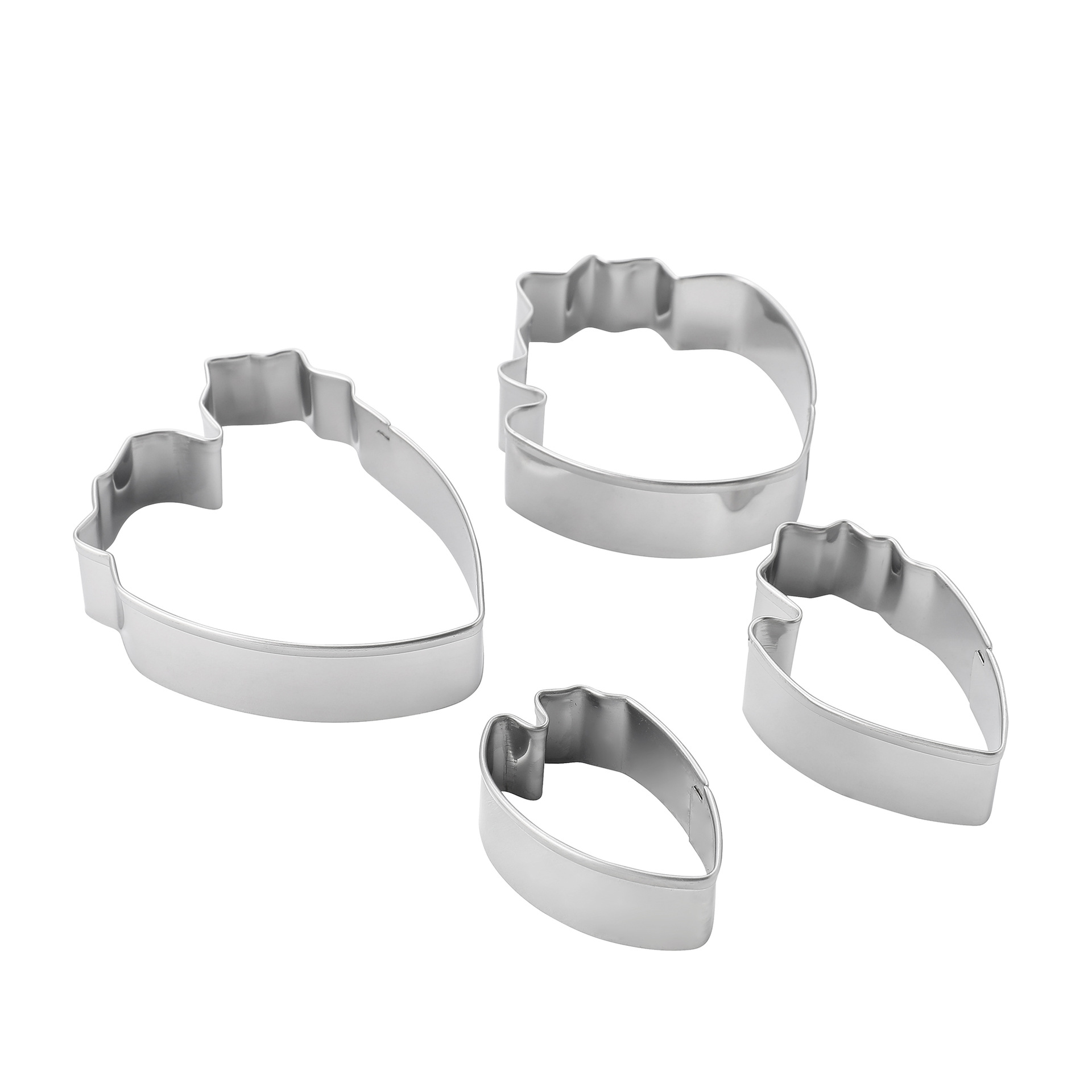 Nuevo molde de corte de flor de peonía de acero inoxidable de cuatro piezas molde de pétalo de flor de azúcar molde de fondant fuente de Amazon