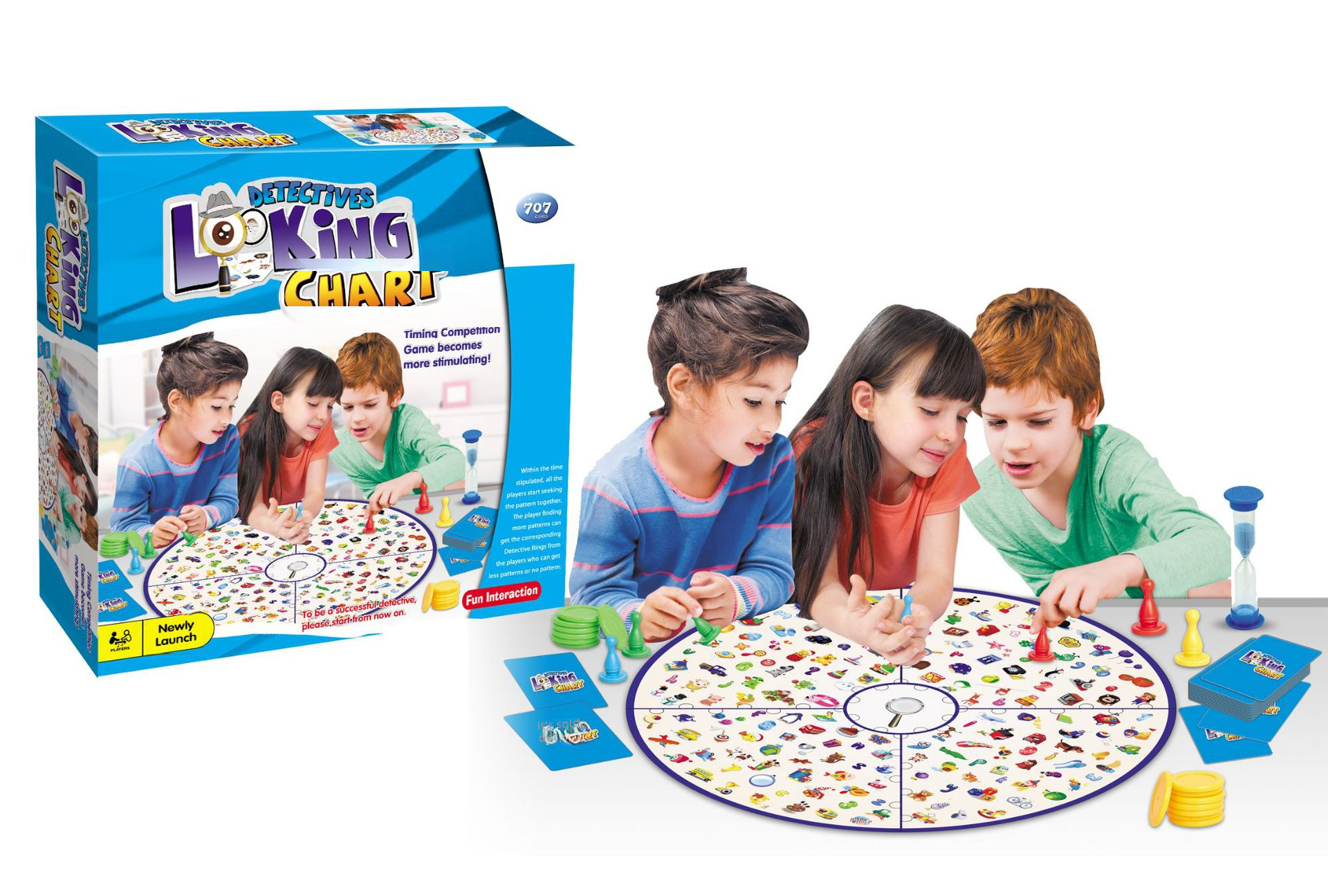 Children's Educational Parent-child Desktop Game Little Detective...