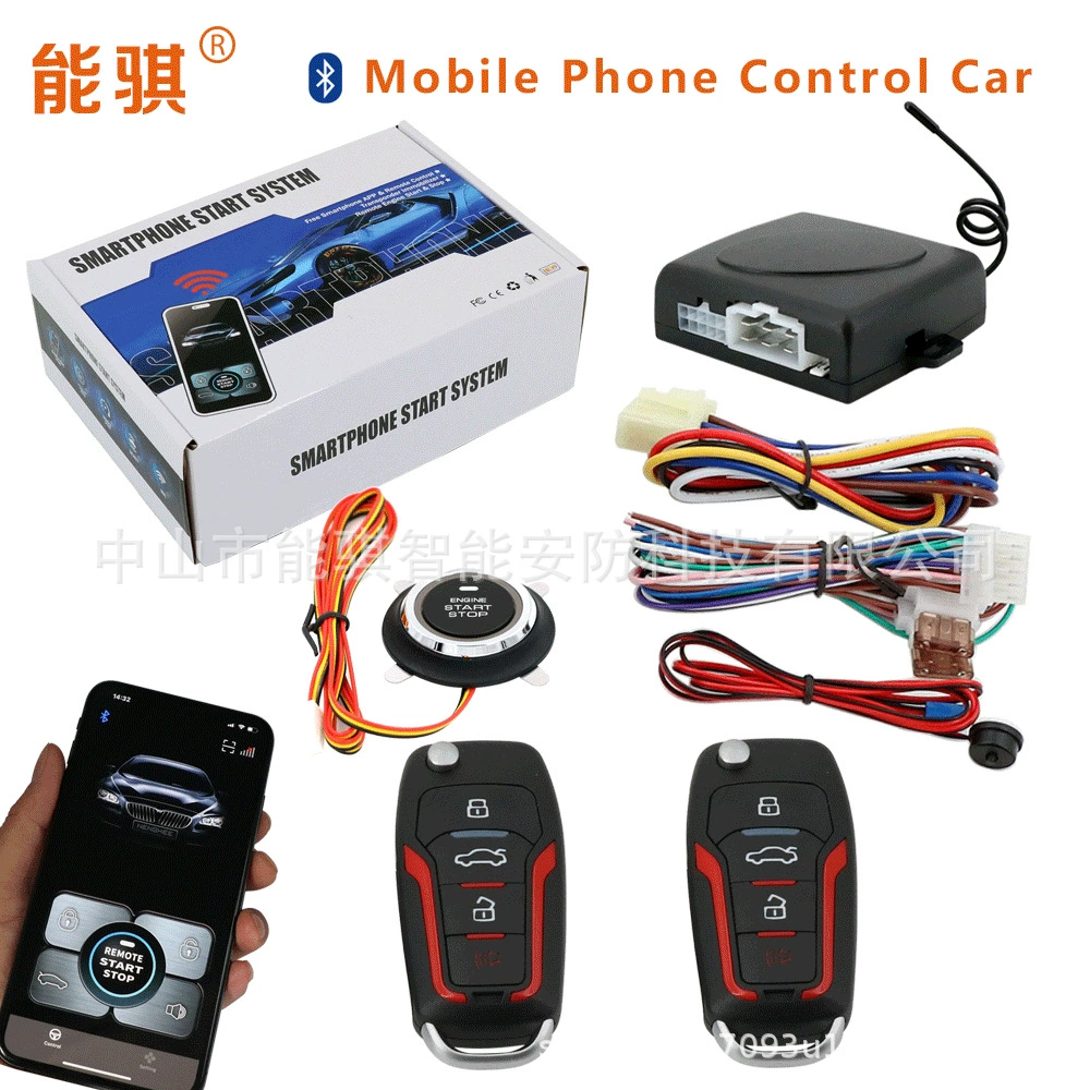 Завод для мобильного телефона Управление по Bluetooth автомобилем Запуск одним щелчком противоугонной сигнализации дистанционное управление дистанционный запуск система охлаждения предварительного нагрева