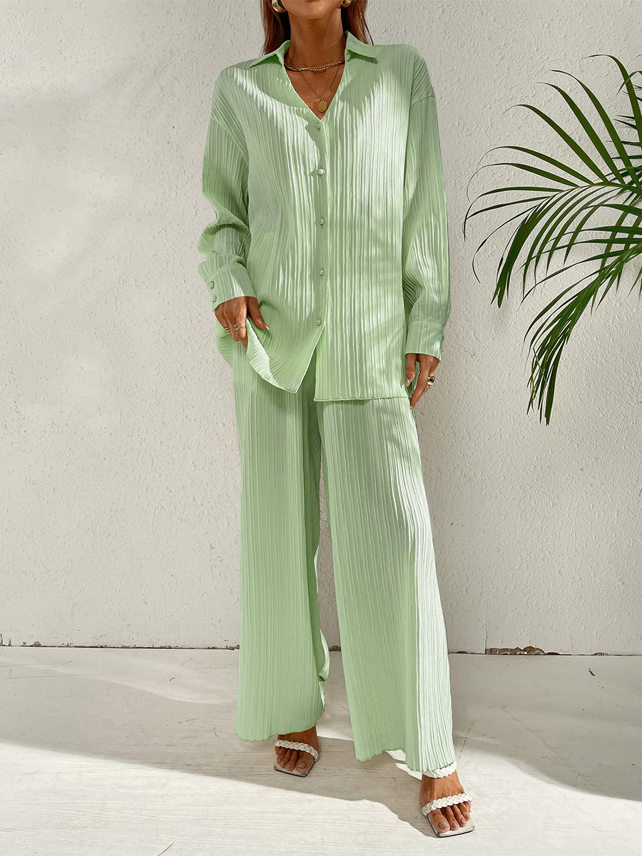 546g Weight Long Sleeve Sleeve Length 4-Way Stretch Fabric, Cotton Silk, Polyester Fabric Type Pant Co-ord Set Sets Type 2 Piece Set Quantity Daily Occasion Breathable Function Regular Fit Fit Type Solid Color Pattern Spring, Autumn Season Women'S Gender Patchwork Design Fashion Style Daily Women'S Fashion Solid Color 4-Way Stretch Fabric Cotton Silk Polyester Patchwork Pant Co-ord Set Pants Sets 8
