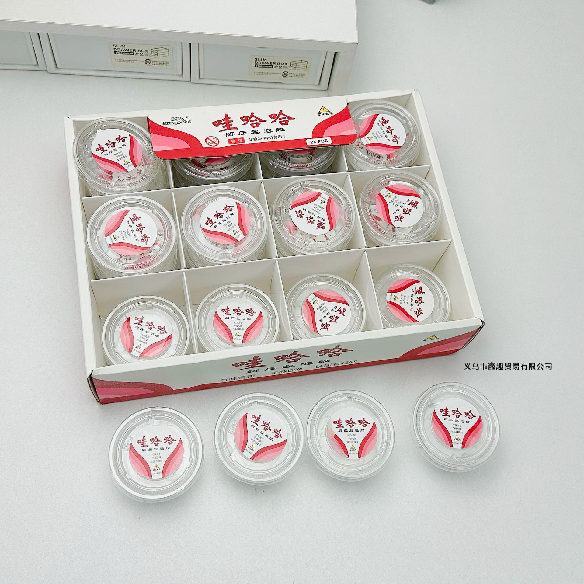 X donut pegamento espumante 24 en alta permeabilidad M pegamento añadiendo cuentas de barro de cristal pieza de flor delgada al por mayor buena venta