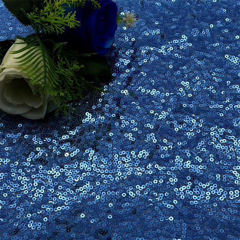 スパンコール刺繍生地メッシュ衣類スパンコール工場卸売スパンコールレース3mmスパンコールウェディングドレス素材|undefined