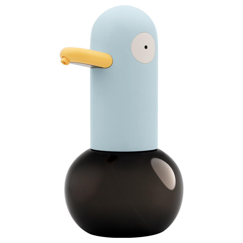 手洗いアヒル携帯電話洗浄 USB 充電自動誘導スマートソープディスペンサー子供の漫画泡タイプ手指消毒機|undefined