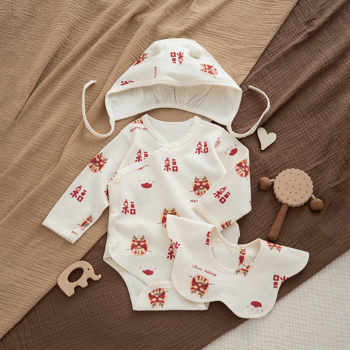 복보 바디수트 3종 세트