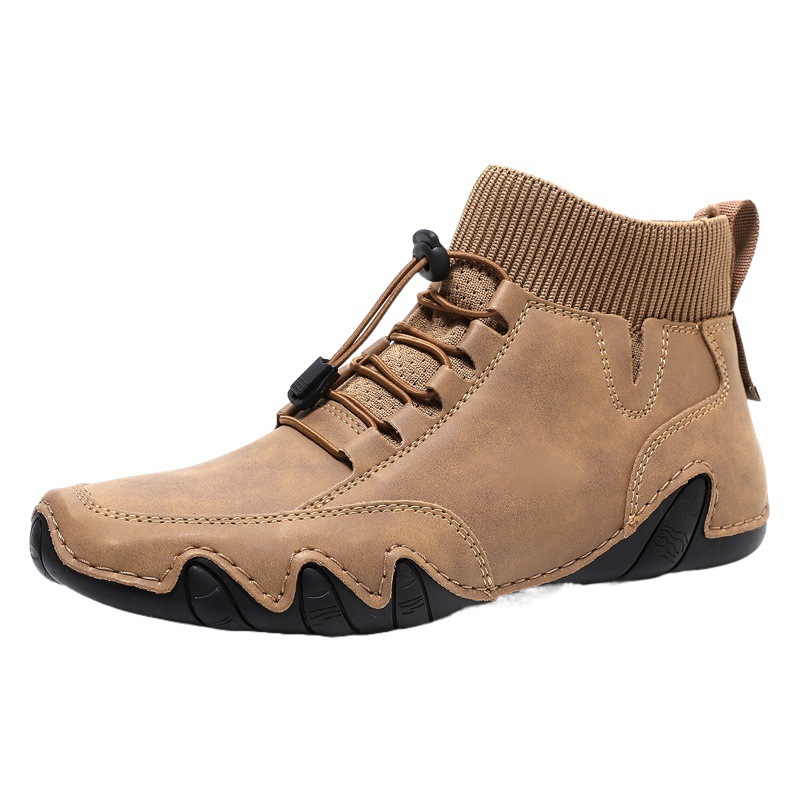 Couple's cross-border popular socks independent station plus size men's shoes high-top men's and women's casual shoes Martin boots