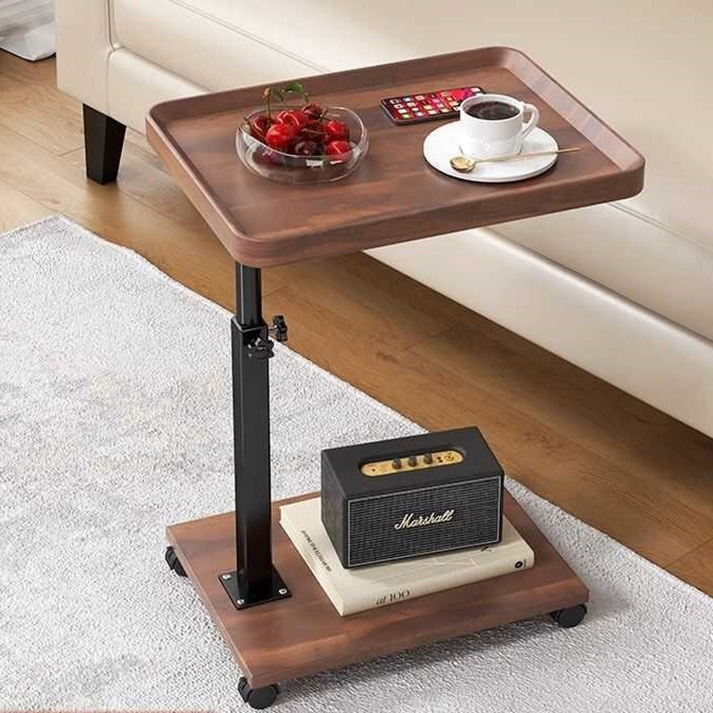 Sofa Side Table Can Be Lifted and Moved, Corner Table, Living Room, Household Small Table, Modern Simple Small Coffee Table, Bedroom Bedside Table