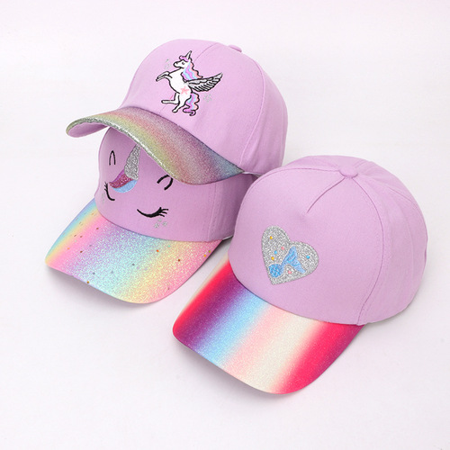 Children's Hat AliExpress Girls Cartoon Unicorn Cap Festival Kids Duck Bill Hat