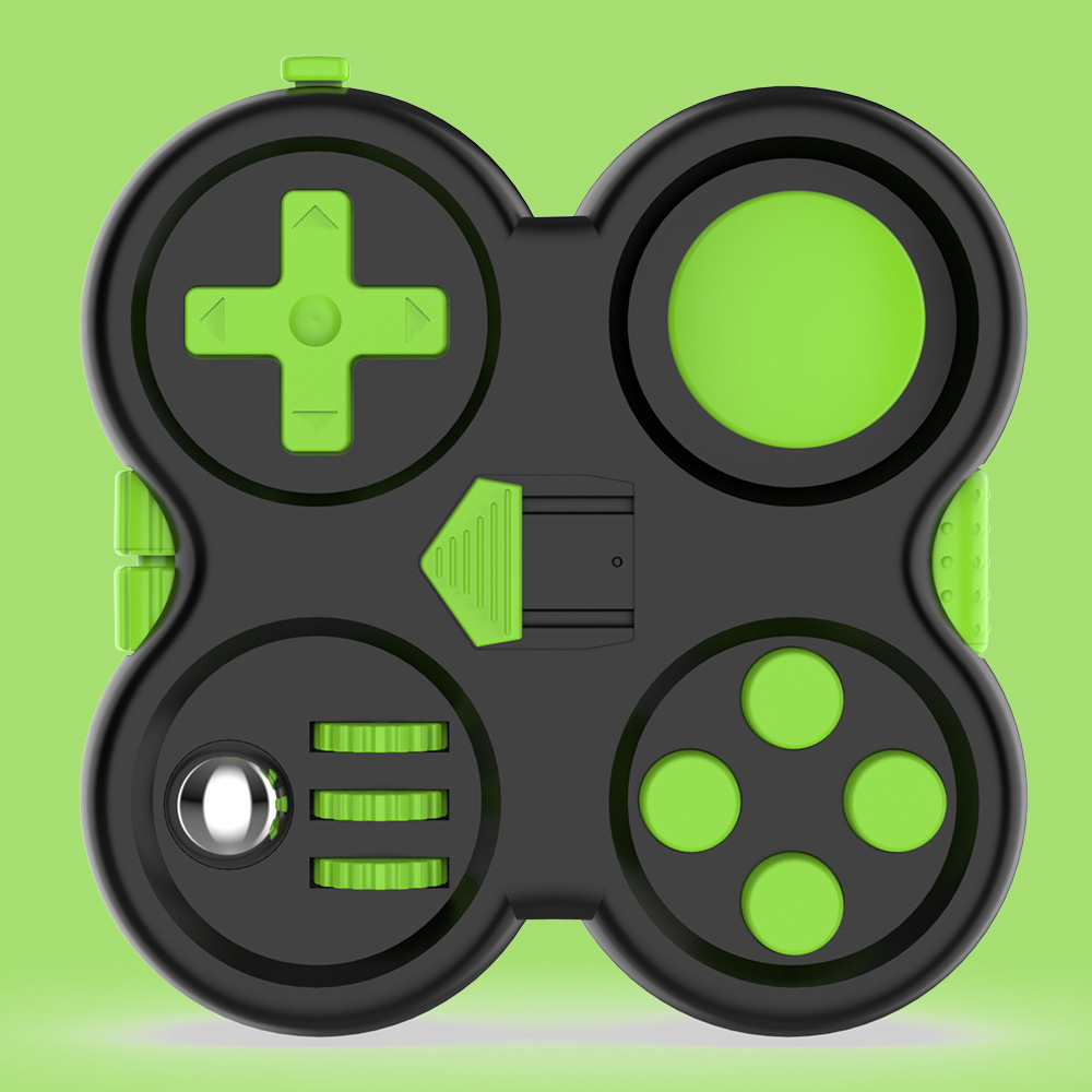 Ft04F Four-Leaf Decompression Handle Rubik's Cube Fidget Pad Decompression Toy Set Bubble Decompression Rubik's Cube