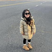货号023020 男童女童中长款儿童羽绒服TFN