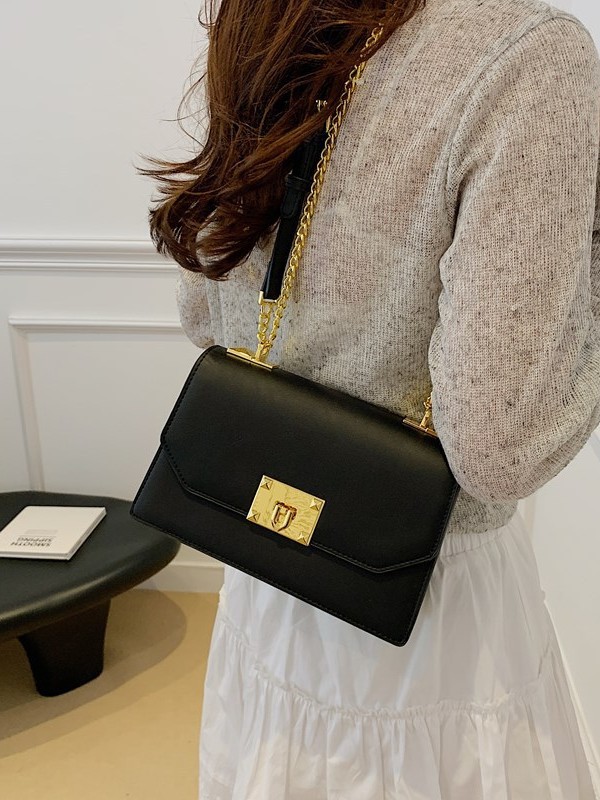 Bolsos para mujer 2025 nueva moda transfronteriza exquisita cadena de un solo hombro bolso cuadrado pequeño de lujo ligero de alta gama