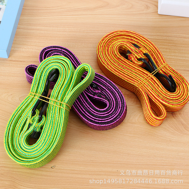 两元店加宽带钩摩托车捆绑行李绑车绳 摩托车加宽带钩行李绳