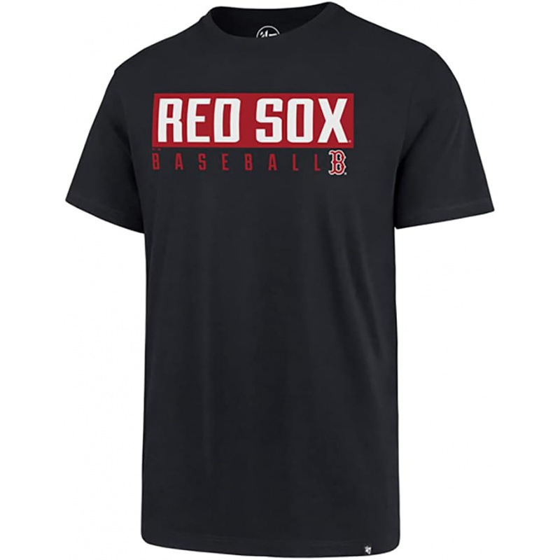 Cross-Border Short-Sleeved Men's T-Shirt Pure Cotton Mlb Men's Dub Major Super Rival Team Color