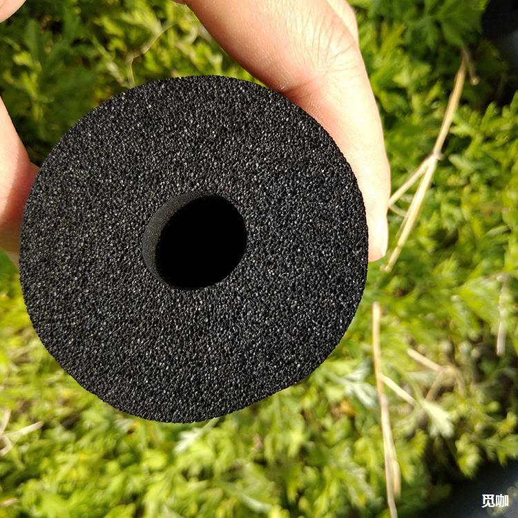 江苏b1级橡塑海绵管 工程管道阻燃隔热橡塑管  30mm橡塑保温管壳