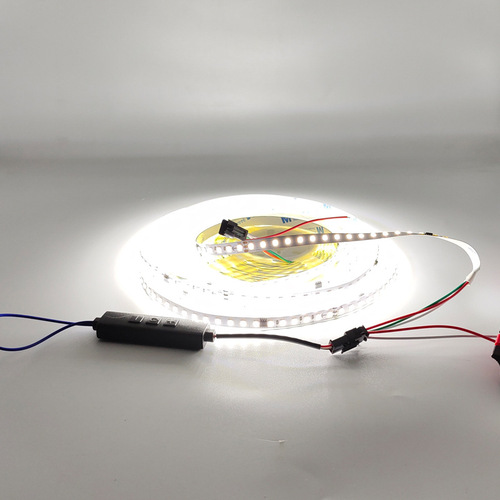 LED strip 24V single-color flowing 2835 high-brightness 126 LED electroplated plate with copper bracket red green blue pink ice blue gold