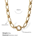 XL484G Gold Necklace