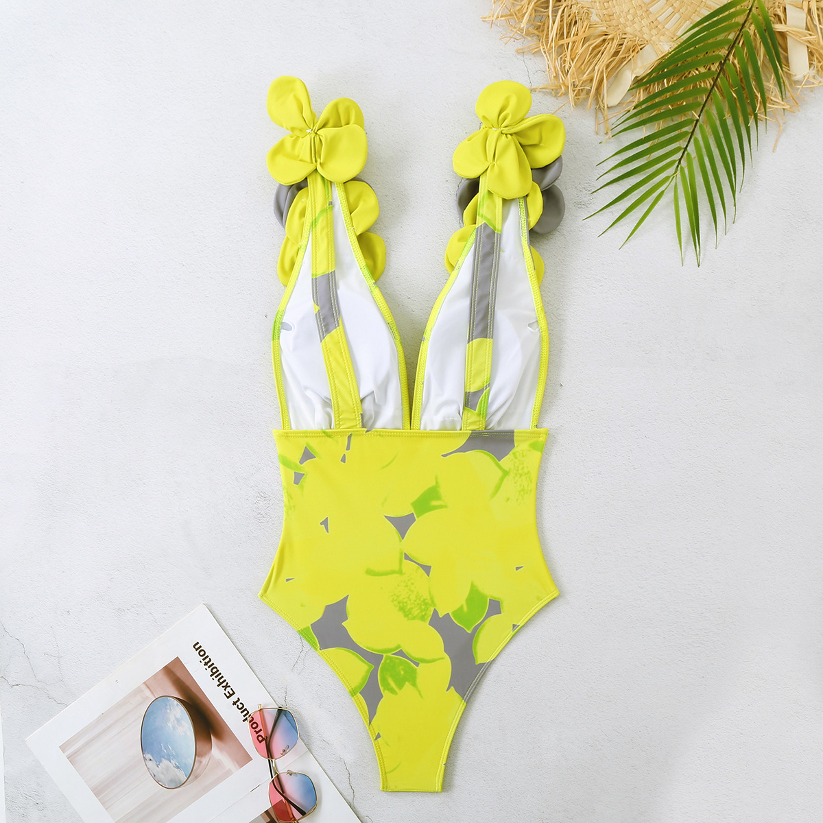 Women's Sexy Ditsy Floral 2 Pieces Set One Piece Swimwear display picture 5