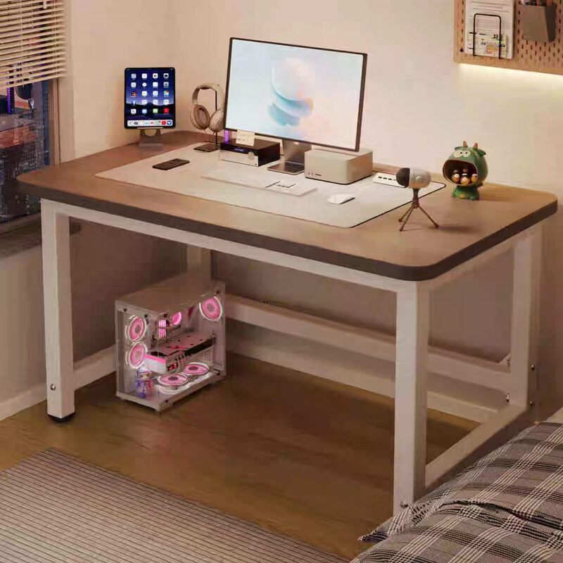 Computer Desk, Double Desktop, Simple Desk, Bedroom Home Study Desk, Simple Writing Desk, Rectangular Office Desk