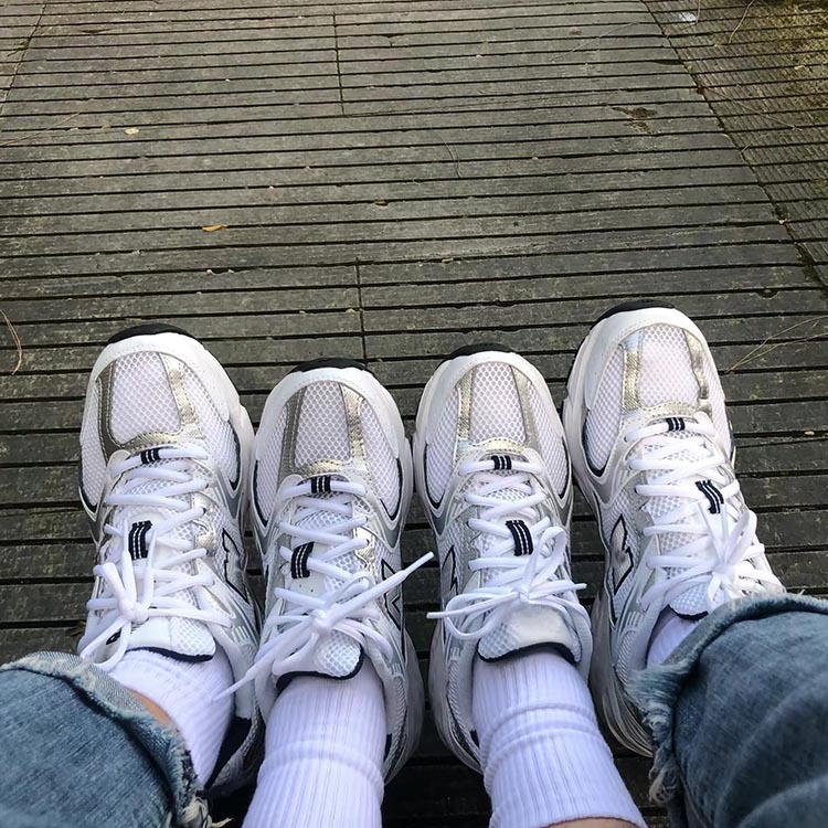 Putian High Version Retro Couple Casual nb530 Silver Grey Silver Women's Shoes All-match Student Sports Shoes Torre Shoes
