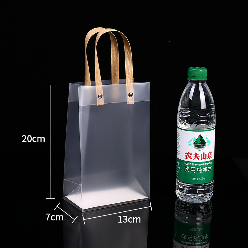 Bolsa de plástico transparente PP personalizada bolsas de regalo dulces de boda con bolsas de regalo personalizadas