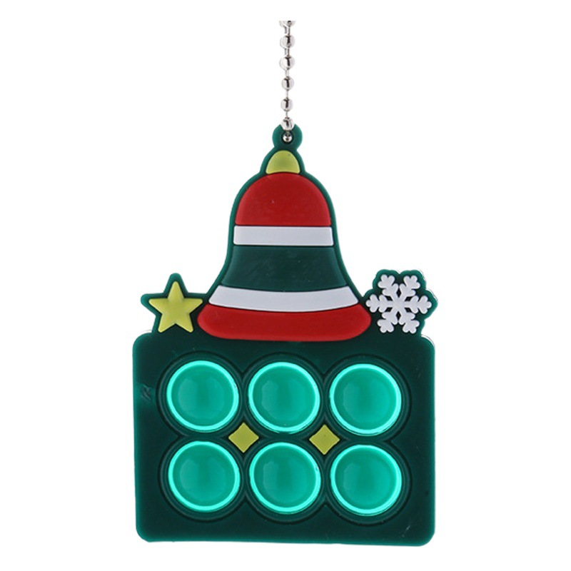 Llavero navideño de Amazon transfronterizo, muñeco colgante de Papá Noel y reno para aliviar el estrés, pionero en la eliminación de ratones, venta al por mayor.