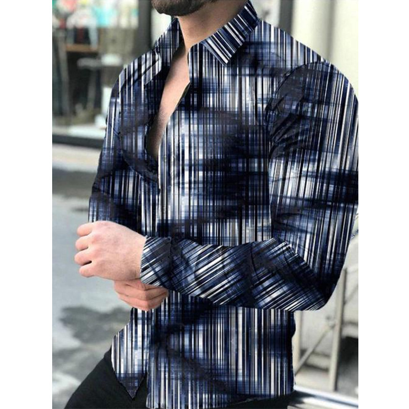 European Autumn New Men's Four-sided Long-sleeved Shirt Men's Large Size Fashion Casual Shirt Cardigan Men's Clothing European Autumn New Men's Four-sided Long-sleeved Shirt Men's Large Size Fashion Casual Shirt Cardigan Men's Clothing