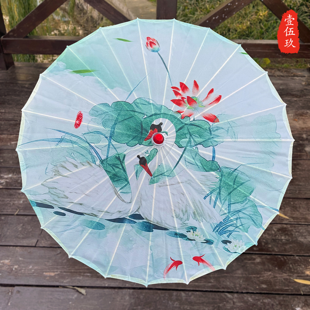 Paraguas de estilo antiguo paraguas de papel de aceite Hanfu lámpara de paraguas decorativa al aire libre de las mujeres paraguas de baile de estilo antiguo paraguas de techo paraguas decorativo clásico estilo chino