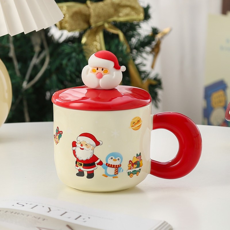 D타입 크리스마스컵 싱글컵(간단포장)