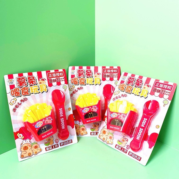 2025 New Milu French Fries Feeding Toy Ramen Pudding Girls 3 to 6 Years Old Baby Play House Gift