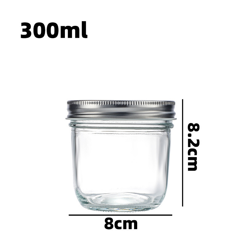 现货500ml果酱瓶鱼子酱瓶380ml梅森密封罐酱菜玻璃储物罐厂家批发|undefined