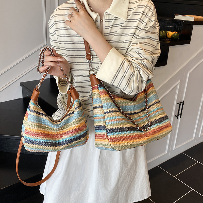 Knitted handmade bag