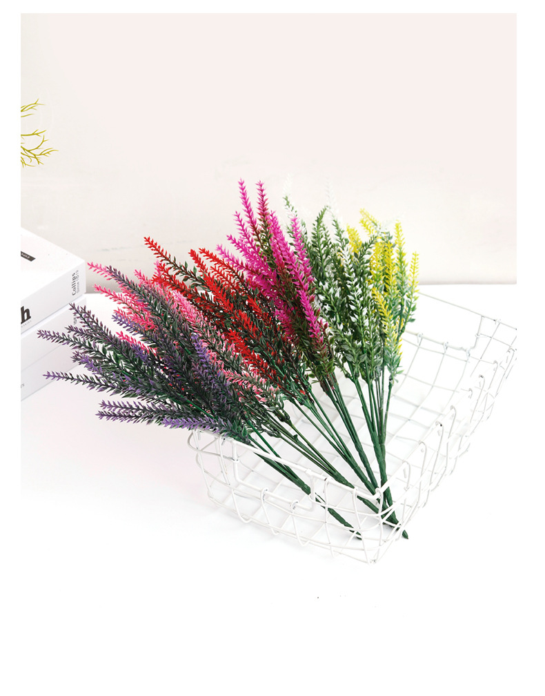 Artificial Lavender Flowers For Home And Wedding Decoration_voghion.com