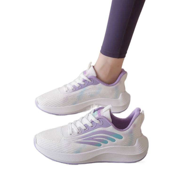 2025 nuevas zapatillas de entrenamiento antideslizantes de montaña de acondicionamiento de suela suave amortiguadora de malla transpirable zapatos de carreras zapatos de mujer zapatos de viaje