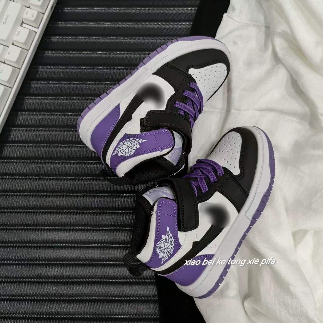 Air Jordan, комфортные детские кроссовки на высокий демисезон, спортивная обувь, семейный стиль
