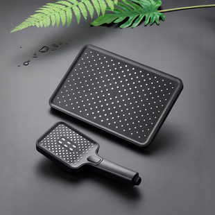 Square Pressurized Shower Head Faucet Bathroom Rain Shower Bath Water Heater Handheld Pressurized Shower Head
