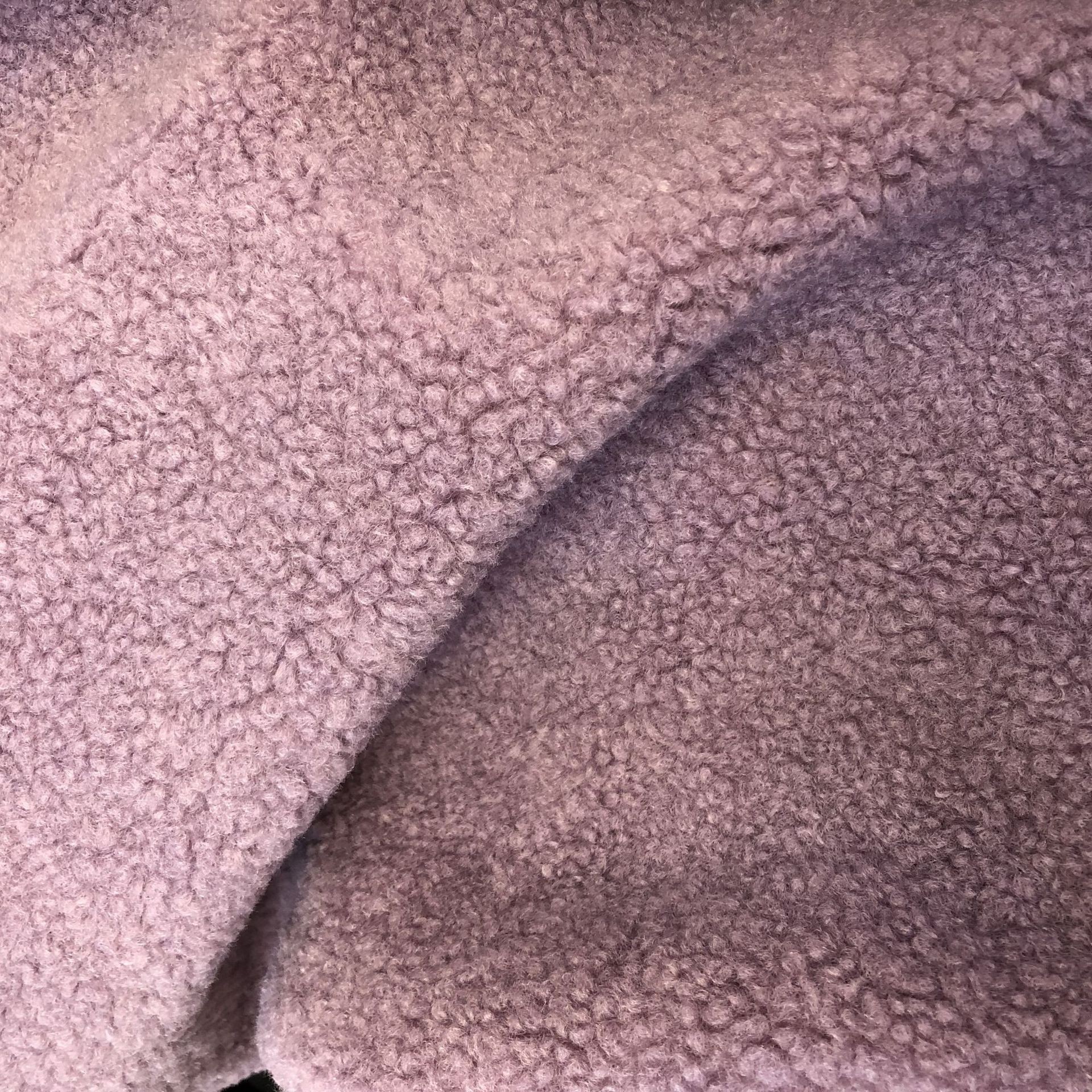 Cachemira de granos extra gruesos de lana de cachemira de cordero de moda chaqueta juguete tela de bolsa