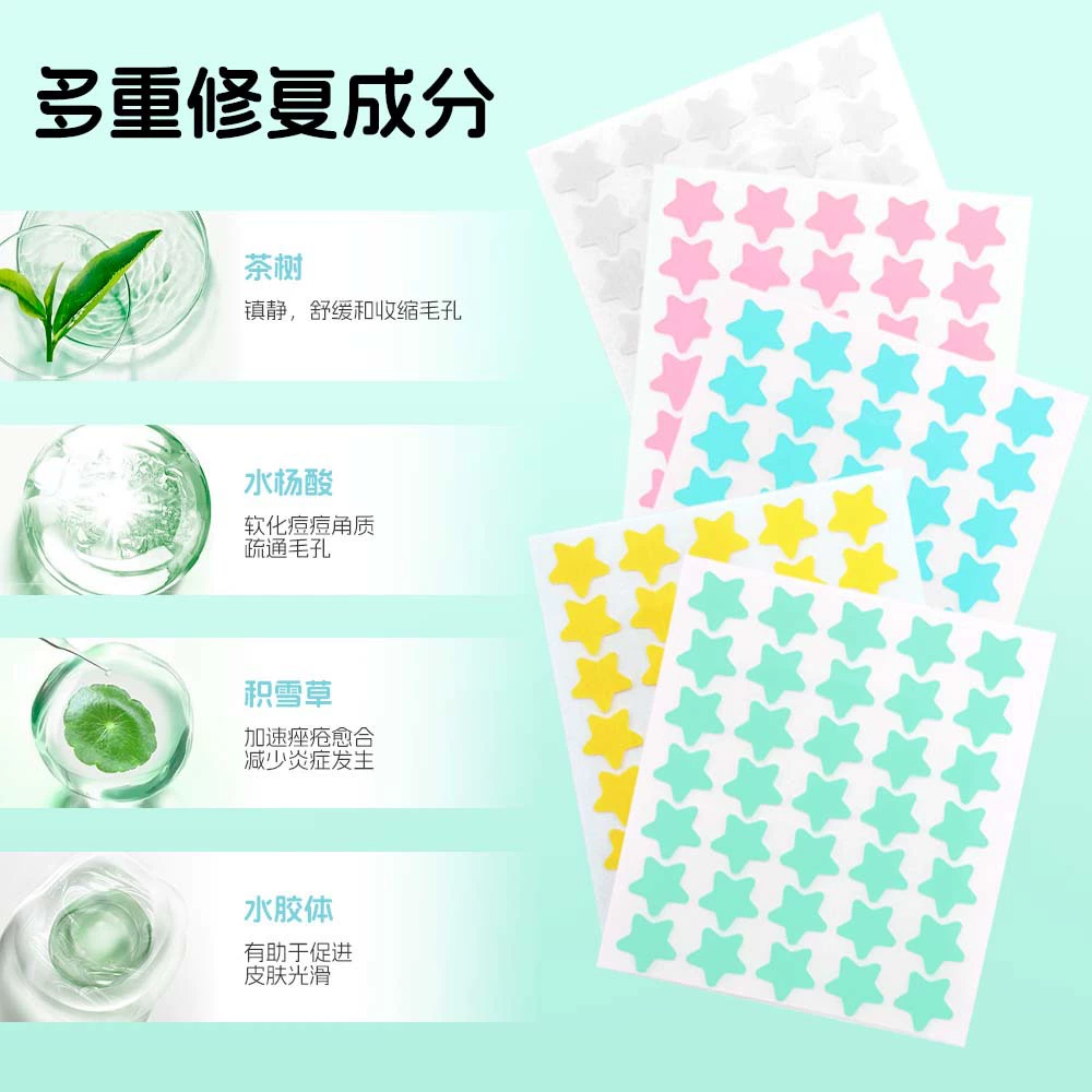 Pimple Patch Hydrocolloid Acne Patch, Transparent Makeup‑Friendly, Various Counts (1–200 pcs)
