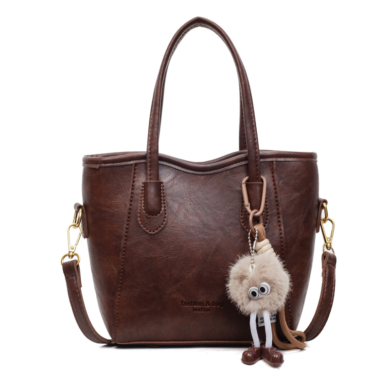 Bolso retro transfronterizo de alta calidad bolso de cubo de agua para mujeres otoño y invierno 2025 nuevo estilo versátil bolso de hombro bolso de moda